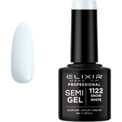Elixir SemiGel 1122 Snow White Ημιμόνιμο Βερνίκι Νυχιών 8ml
