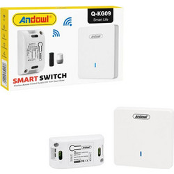 Andowl Έξυπνος Διακόπτης WiFi Smart Switch Q-KG09 - WiFi Smart Switch 0751221