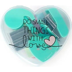 Σετ γραφείου mini Stationery Set 6τμχ Legami Heart 16.5x9x1.5cm
