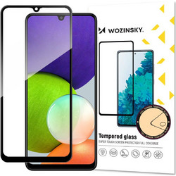 Wozinsky Full Glue Tempered Glass (Samsung Galaxy A22 4G) Black
