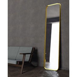 Καθρέπτης Επιδαπέδιος Project Mirrors Iron Floor Curved Ματ Χρυσό 50x200cm IRON FLOOR CURVED 50X200 GOLD