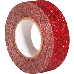 Χάρτινη Ταινία Masking Tape Glitter Red 15mm x 5m