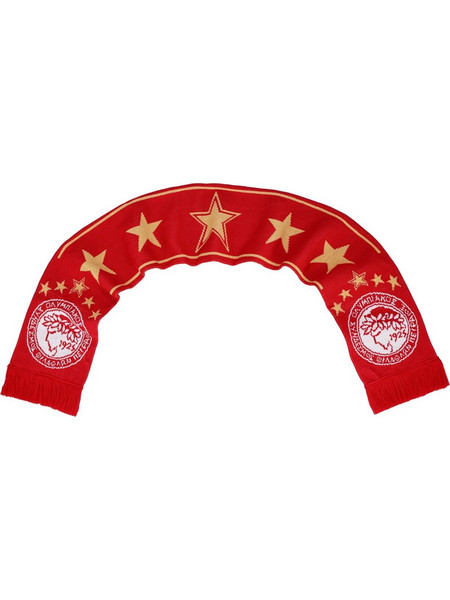 Ολυμπιακός κασκόλ 5 gold stars (02119791*)