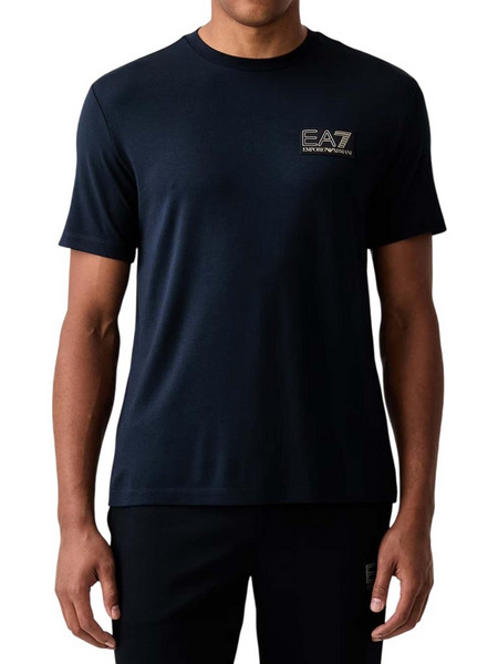 LOGO PRINT REGULAR T-SHIRT MEN EA7 EMPORIO ARMANI