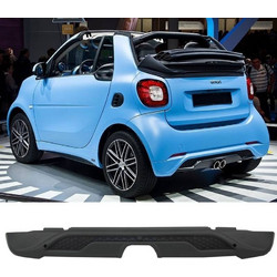 Spoiler Πίσω Προφυλακτήρα Για Smart Fortwo 453 14-19 Brabus Look Από Abs Πλαστικό