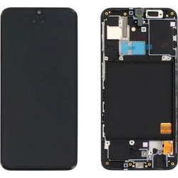 Αυθεντική Οθόνη Samsung A40 2019 A405 Black (Samsung Service Pack GH82-19674A)