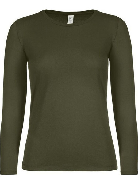 Γυναικείο μακρυμάνικο T- Shirt B & C TW06T Urban Khaki