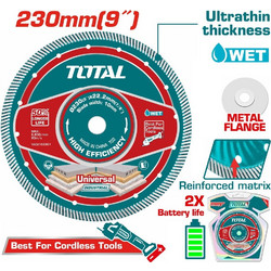 TOTAL ΕΠΑΓΓ. ΔΙΑΜ/ΣΚΟΣ ΥΓΡΑΣ ΚΟΠΗΣ 230 Χ 22.2mm Χ 2.4mm ΛΕΠΤΟΣ (TAC2152301)