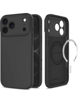 Tech-Protect Silicone MagSafe Θήκη Black (iPhone 18 Pro / 17 Pro)