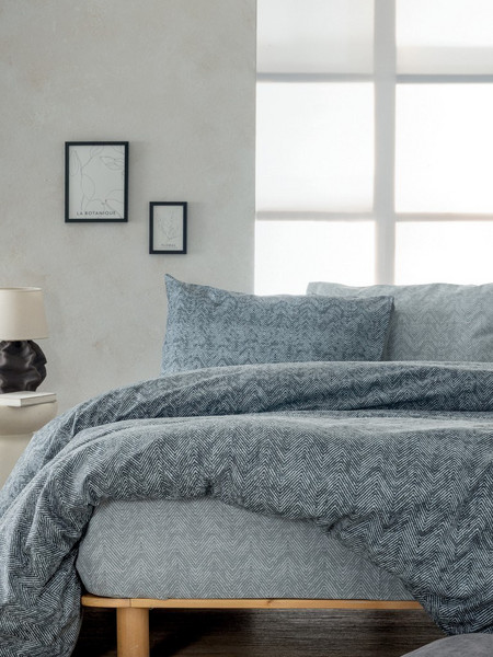 Σετ Παπλωματοθήκη 3 τμχ Υπέρδιπλη 230x250 - Palamaiki - FL6316 - Γκρι
