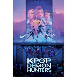 KPop Demon Hunters - Σετ Αφίσες Movie Key Art Μεγέθους 61 x 91 cm (Σετ 4 Τεμάχια)