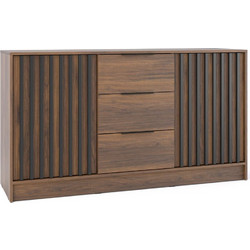 Μπουφές Leny με Συρτάρια Καρυδιά 155x86x45cm