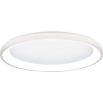 Inlight Πλαφονιέρα οροφής LED 28W 3CCT από λευκό μέταλλο και ακρυλικό D:40x5cm (42044-C-White)