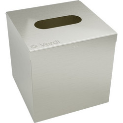 Verdi 504.18.78 Nickel Mat - Τετράγωνη Θήκη για Χαρτομάντηλα