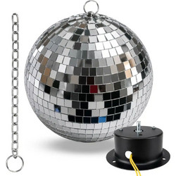 Light4Me MBM 20 - Μπάλα Disco 20 cm με Περιστρεφόμενο Μοτέρ