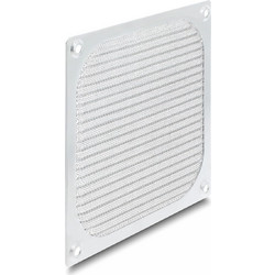 DELOCK σχάρα για 120mm ανεμιστήρα 67458 με φίλτρο σκόνης, μεταλλική, ασημί