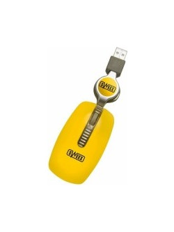 Sweex MI034 Ενσύρματο Mini Ποντίκι Yellow