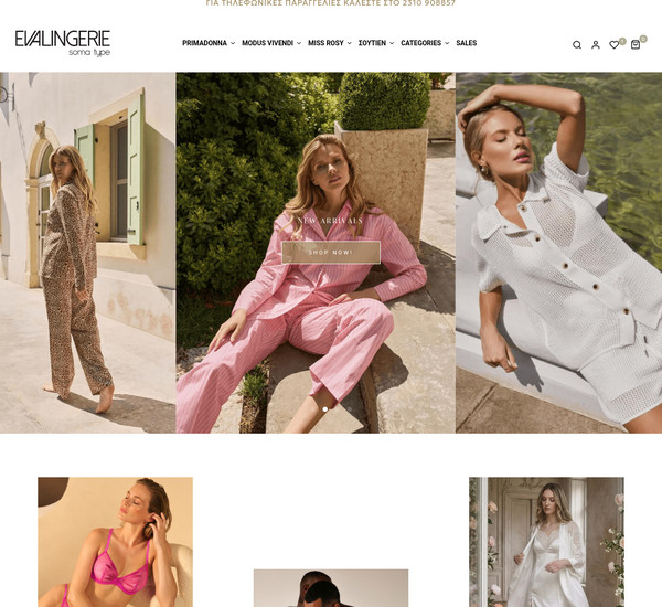 Evalingerie screenshot