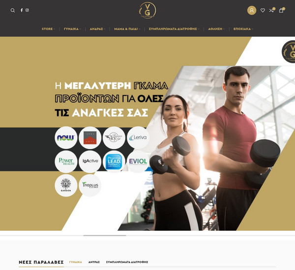 vgstoreforyourhealth.gr screenshot