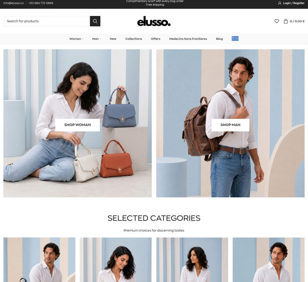 Elusso screenshot
