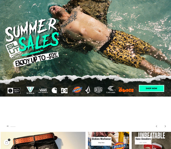 Slut Boardshop screenshot