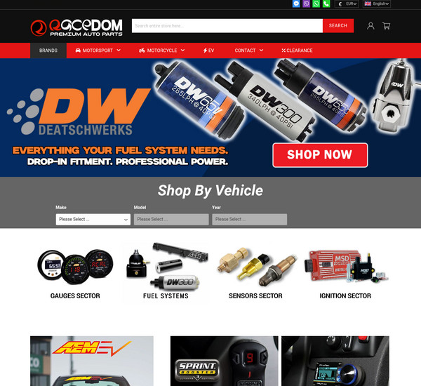 racedom.com screenshot