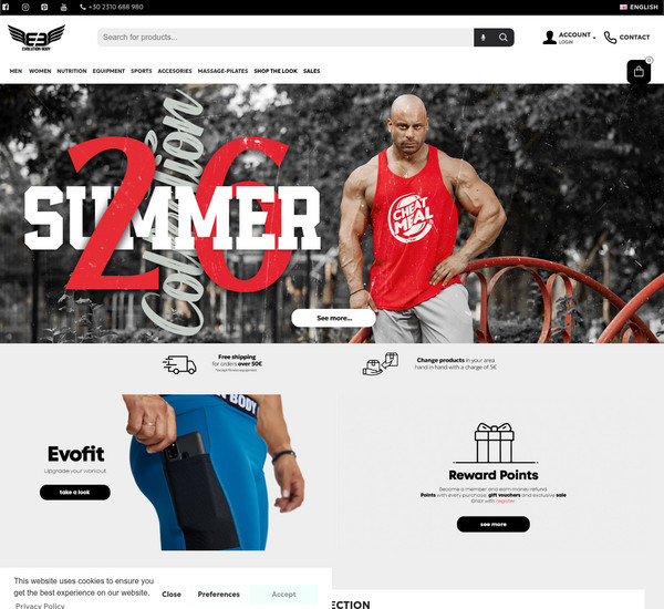Evolutionbody screenshot