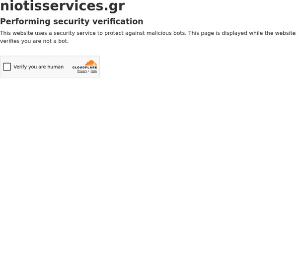 NiotisServices.gr screenshot