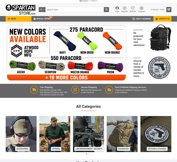 Spartan-Store screenshot