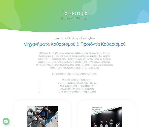 cleaningbros.gr screenshot