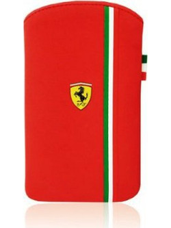 Θήκη Scuderia Ferrari Nubuck Pouch (FENUV3RE) Universal Κόκκινο