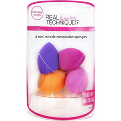 Real Techniques 4 Mini Miracle Complexion Sponges (01492)