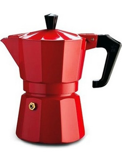 Pezzetti Italexpress Μπρίκι Espresso 6Cups Κόκκινο