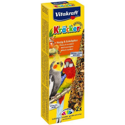 Vitakraft Kracker Duo με Μέλι & Ευκάλυπτο για Μεσαίους Παπαγάλους 2τμχ