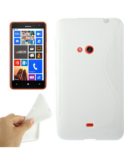 Θήκη Προστασίας TPU Αντιολισθητική S Line για Nokia Lumia 625 (Λευκό) (OEM)