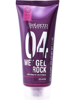Salerm Wet Rock Gel Μαλλιών για Wet Look Δυνατό Κράτημα 200ml