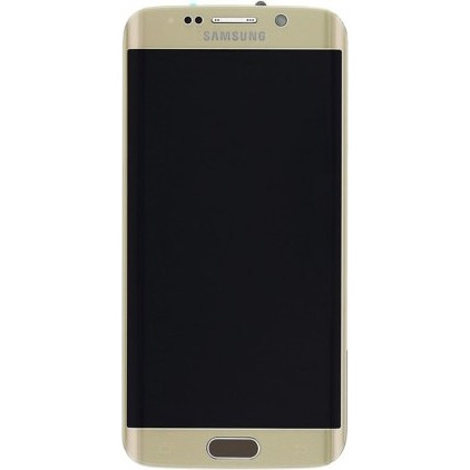 Οθόνη Samsung Galaxy S6 Edge SM-G925F GH97-17162C Original LCD & Touch FHD Gold Curved Αυθεντική οθόνη & Τζάμι Αφής Χρυσή