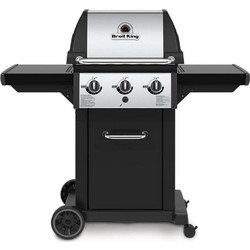 Broil King Monarch 320 Black Ψησταριά Υγραερίου με 3 Εστίες 8.8kW Επιφάνειας 56x38cm