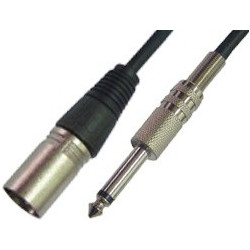 JACK 6.5 MONO MALE TO XLR 3pin CANON MALE CABLE 5m ΚΑΛΩΔΙΟ ΗΧΟΥ XC0031