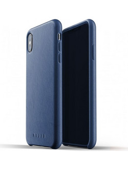 Mujjo Leather Blue (iPhone XS Max)