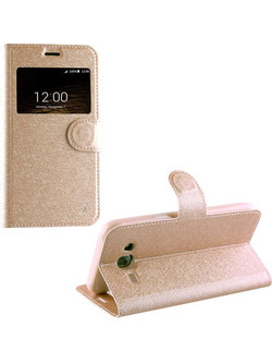 Volte-Tel Book View Leather TPU Gold (iPhone 8/7 Plus)