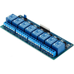 8 channel 5V relay module with light coupling 5V