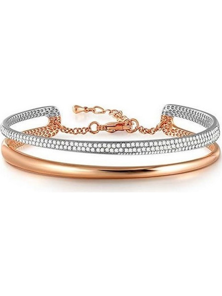 Angelady Ange Heart από ροζ, λευκό χρυσό και κρύσταλλα Swarovski
