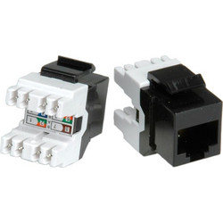 Roline RJ-45 UTP Cat.5e Keystone Jack Black 26.11.0342