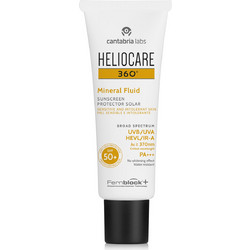 Heliocare 360 Mineral Fluid Αντηλιακό Γαλάκτωμα Προσώπου SPF50 50ml