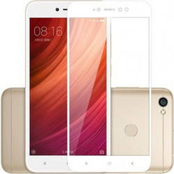 Πλήρες τζάμι Tempered Glass για Xiaomi Note 5A - λευκό