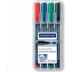 STAEDTLER LUMOCOLOR 342 1-2mm SET ΜΑΡΚΑΔΟΡΟΙ ΑΝΕΞΙΤΗΛΟΙ