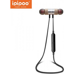 Ipipoo iL92BL Ακουστικά Bluetooth In Ear Ανθεκτικά στο Νερό Gold