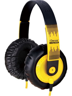 iDance Lotronic SEDJ-600 Ενσύρματα Ακουστικά DJ Over Ear Μαύρα Κίτρινα