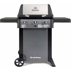 Broil King Gem 320 Grey Ψησταριά Υγραερίου με 3 Εστίες 6.9kW Επιφάνειας 55.2x37.6cm